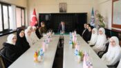 Sümbül Valide Sultan Kız Kur’an Kursu’ndan Başkan AKSUN’a Ziyaret