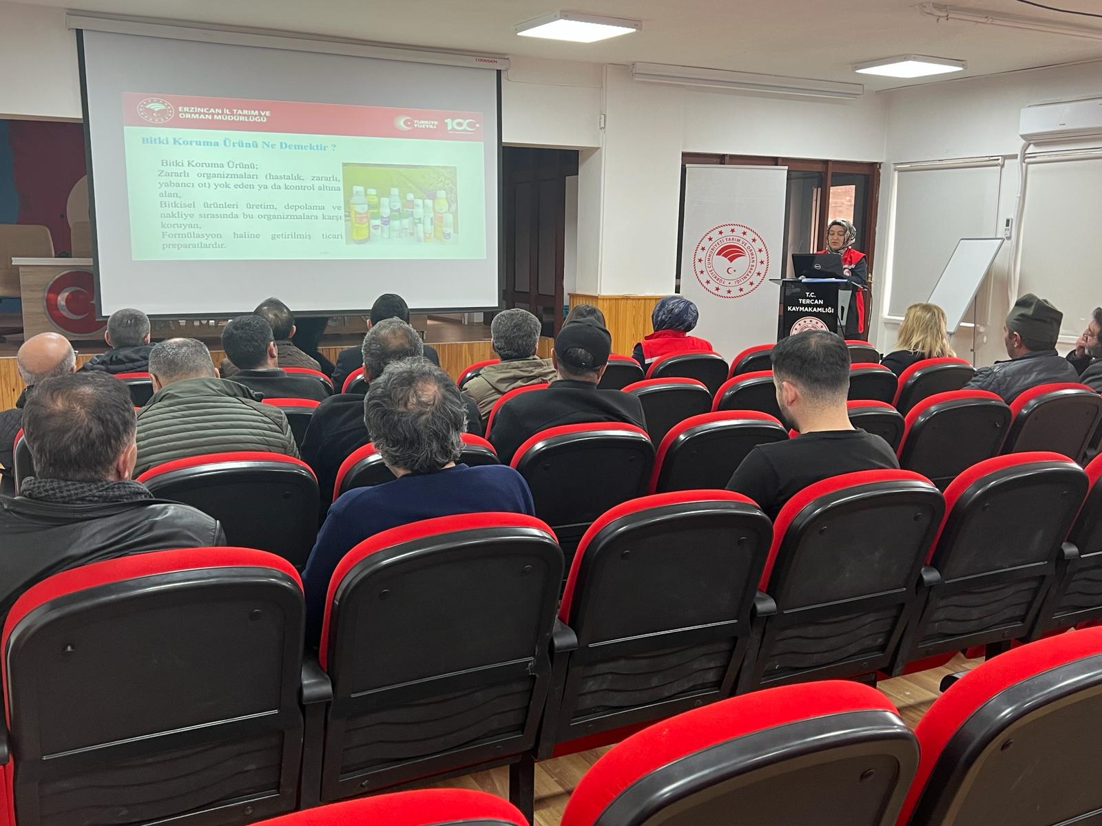 Tercan’da Üreticilere B-Reçete Sistemi Anlatıldı