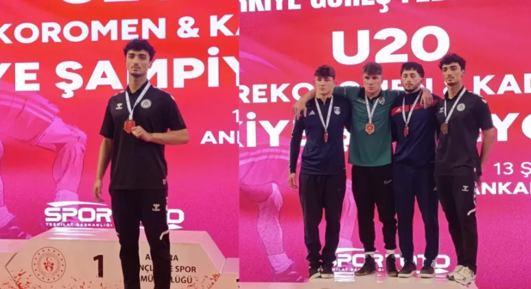 U20 Erkekler Türkiye Güreş Şampiyonası’nda Erzincanlı Güreşçiden Büyük Başarı
