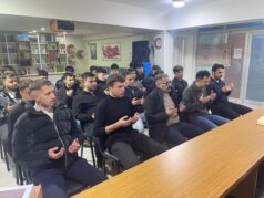 Ülkü Ocakları Erzincan’da Asrın Felaketinde Hayatını Kaybedenler İçin Kur’an Tilaveti Düzenledi