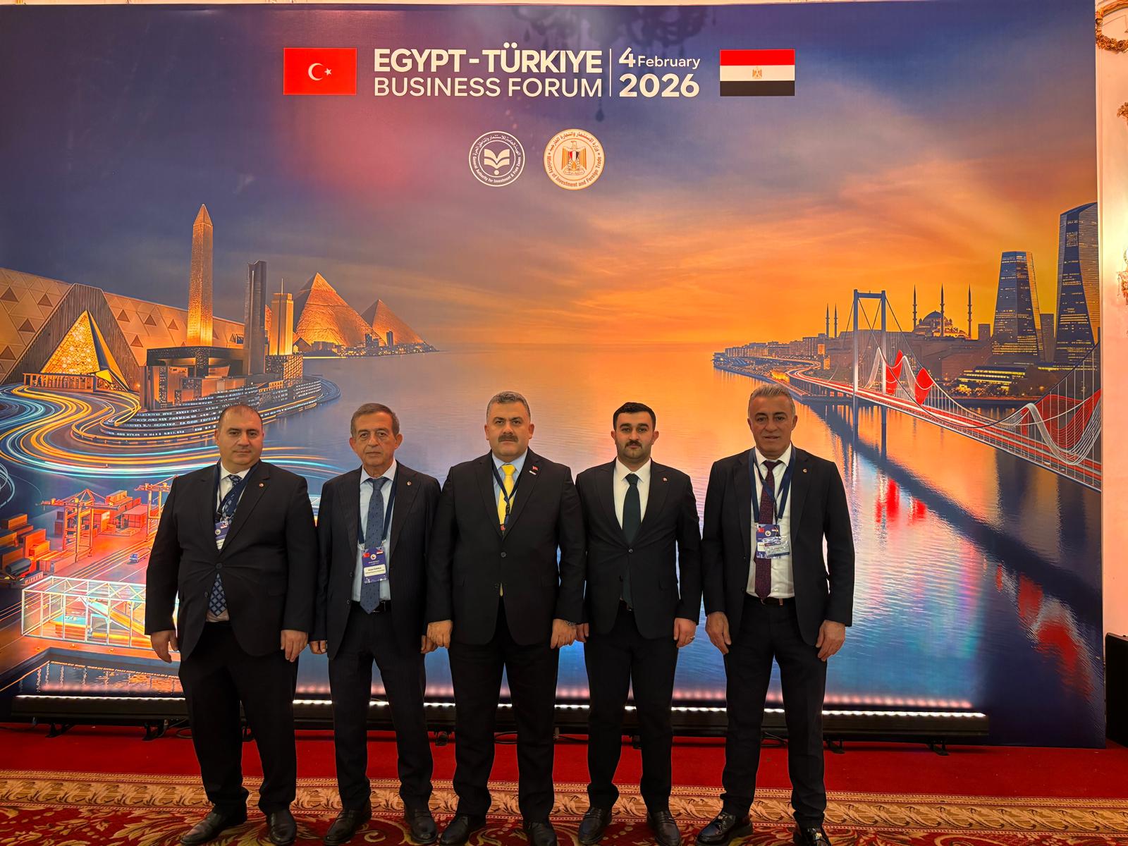 Erzincan TSO Başkanı Ahmet TANOĞLU, Türkiye–Mısır Oda ve Borsalar İş Birliği Forumu’na Katıldı