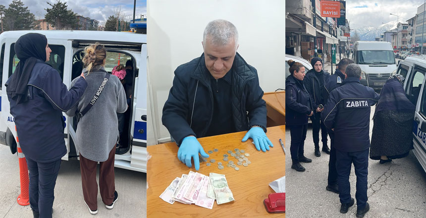 Erzincan’da Dilencilere Zabıta Operasyonu: 23 Kişiye İşlem