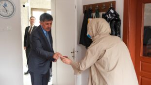 Başkan AKSUN’dan Personele Bayram Ziyareti