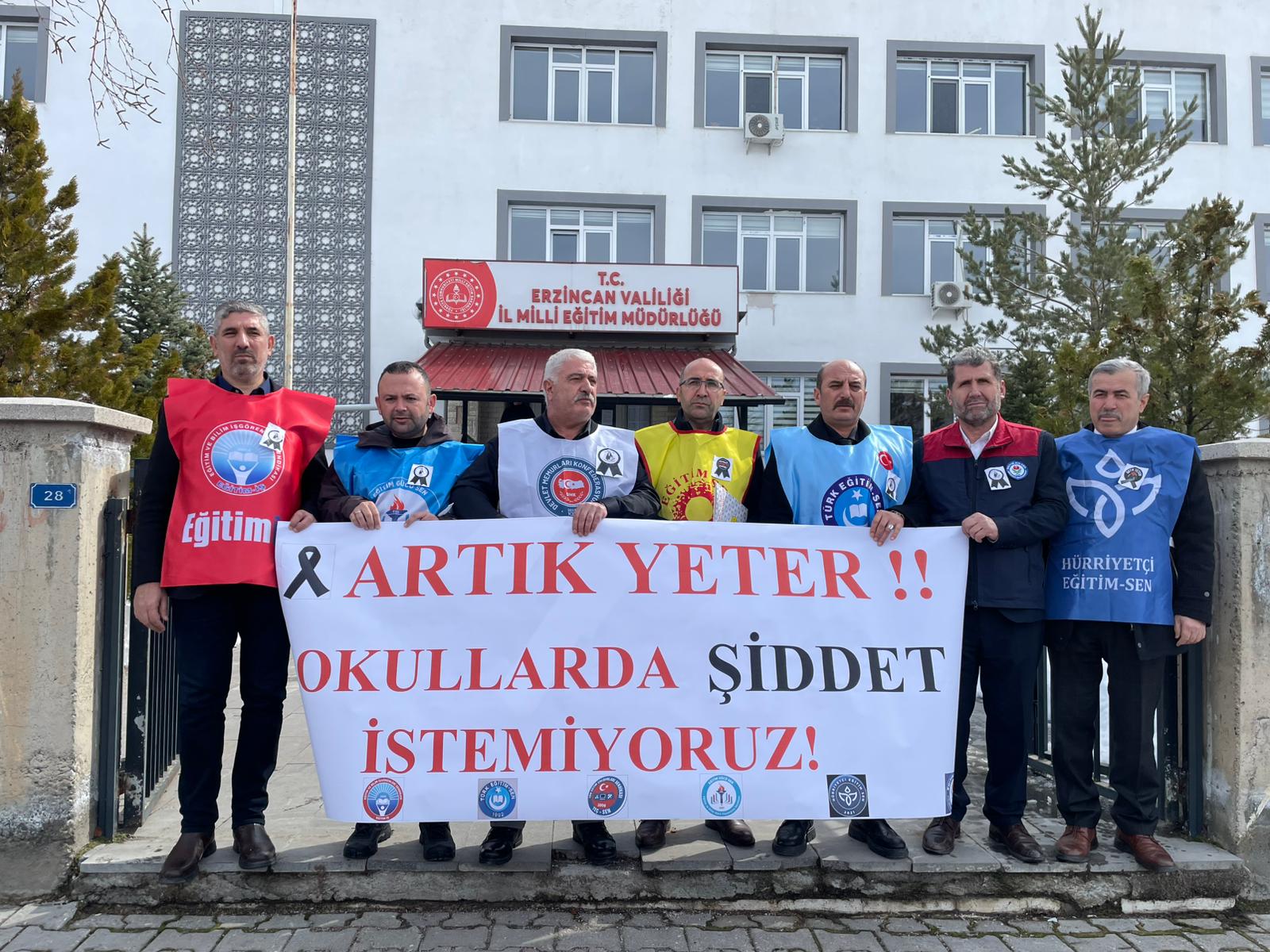 Eğitim Sendikalarından Ortak Tepki: “Okullarda Şiddete Artık Yeter!”