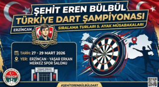 Erzincan, Türkiye Dart Şampiyonası’na Ev Sahipliği Yapacak