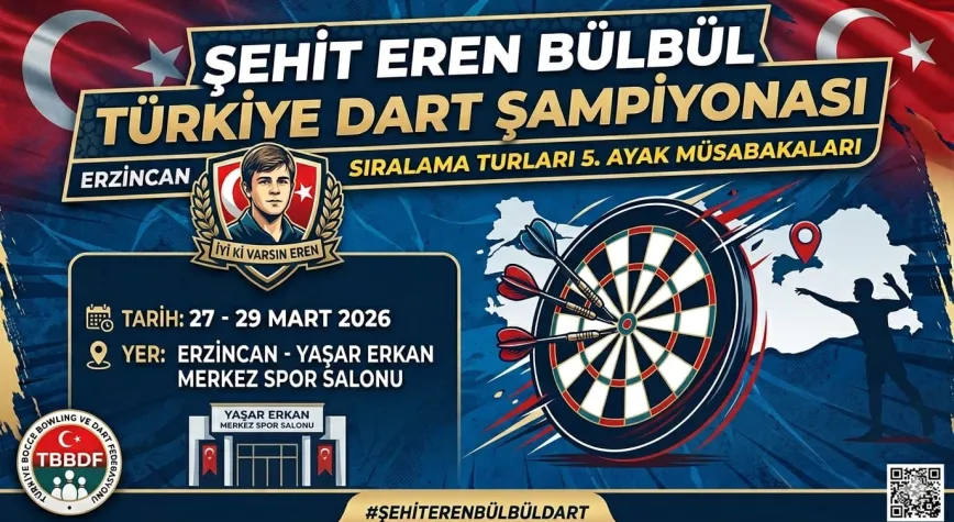 Erzincan, Türkiye Dart Şampiyonası’na Ev Sahipliği Yapacak