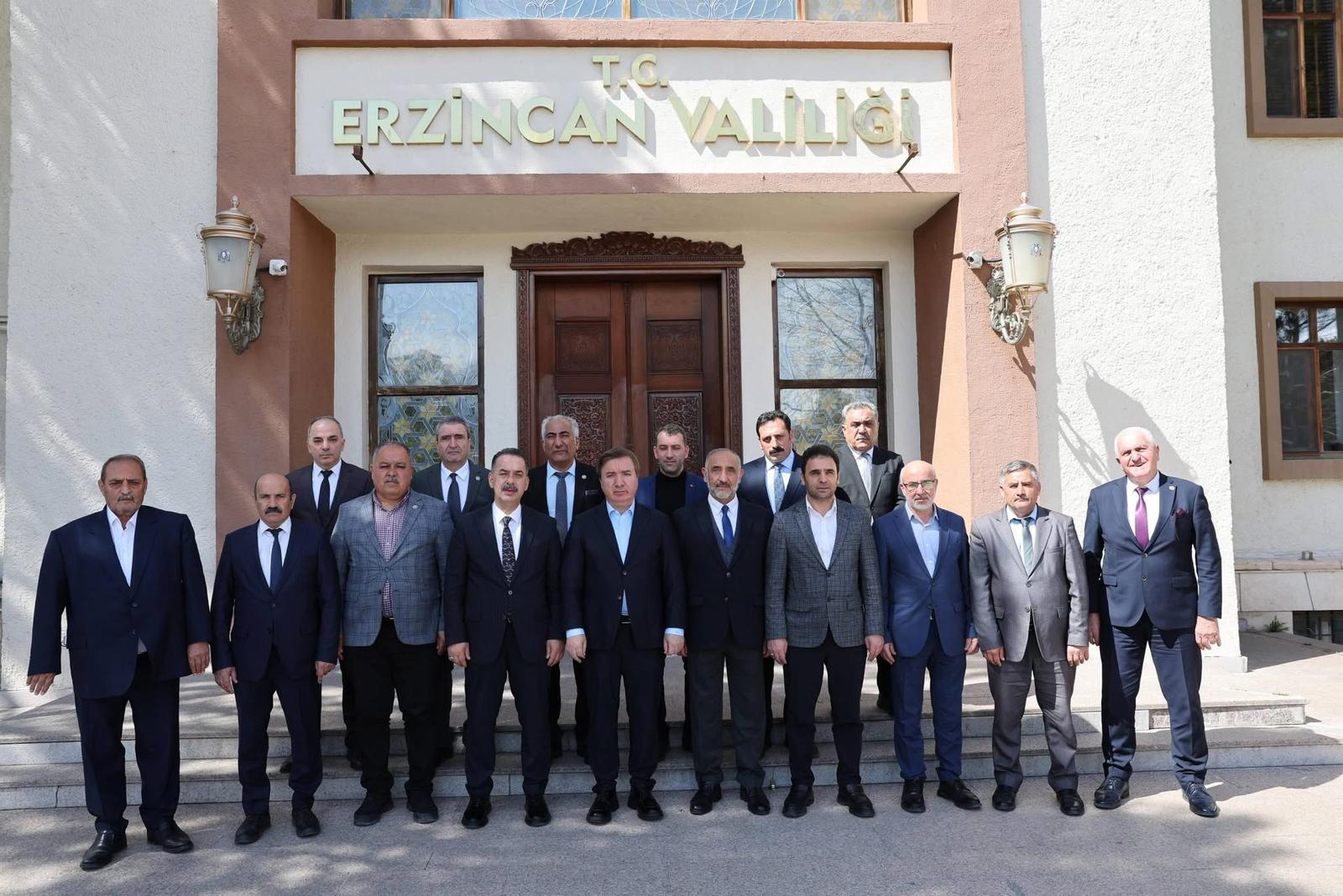 Erzincan’da İl Genel Meclisi’nden Vali AYDOĞDU’ya Ziyaret