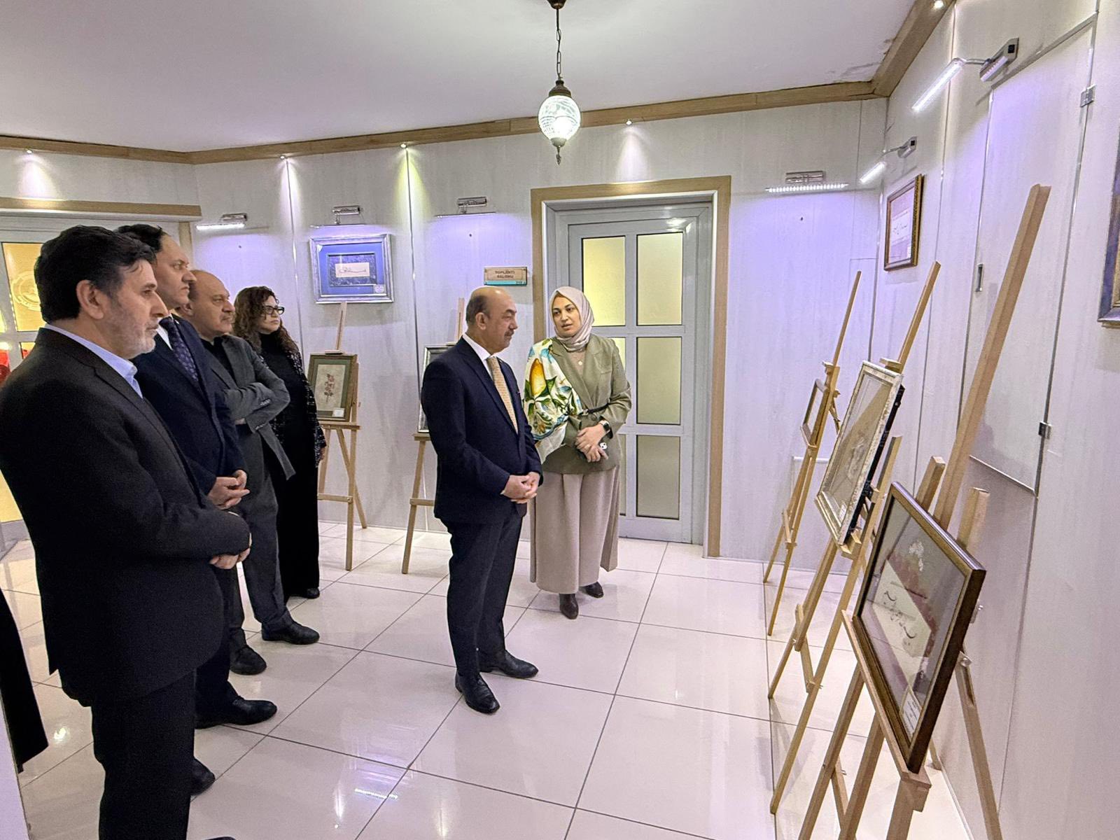 Erzincan’da “Sanatın Diliyle Değerlerimiz” Sergisi Açıldı