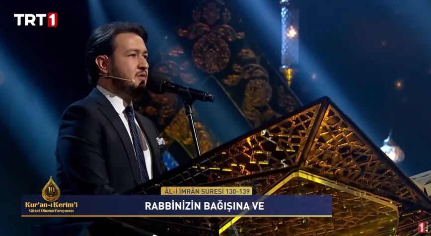 Erzincan’ın Gururu TRT Ekranlarında Taçlandı: Hafız Mustafa Avni Çelik Türkiye Birincisi Oldu