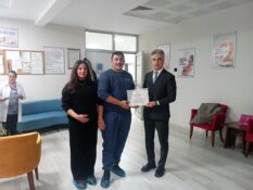 Gebe Okulu Mezunlarına Katılım Belgeleri Verildi