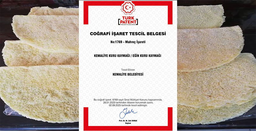 Kemaliye Kuru Kaymağı Tescillendi: Erzincan’ın Coğrafi İşaretli Ürün Sayısı 19’a Yükseldi