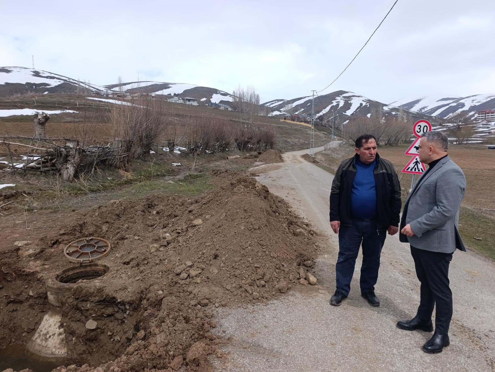 Otlukbeli Kaymakamı Gökçe’den Köy Ziyaretleri ve İnceleme