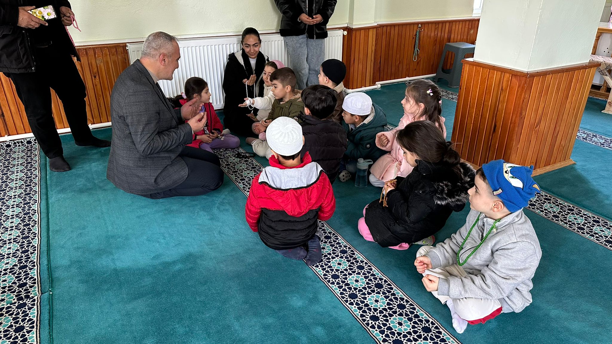 Tercan’da Ana Sınıfı Öğrencilerinden Cami Ziyareti