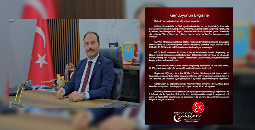 MHP’den Net Mesaj: “Kirli Pazarlıkta da Al-Ver’de de Yokuz!”