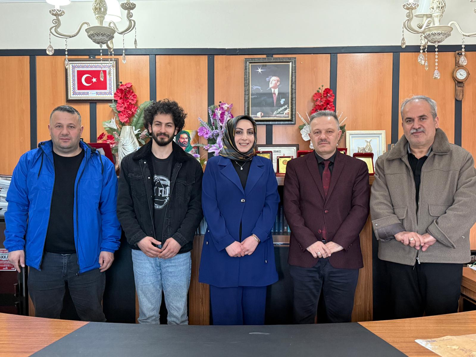 BTP Heyeti ERT Şah Medya’yı Ziyaret Etti