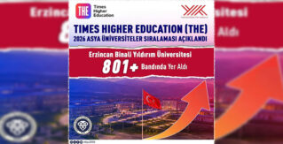 Erzincan Binali Yıldırım Üniversitesi, Asya Sıralamasında Yerini Aldı