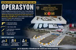 Erzincan’da Kaçakçılık ve Organize Suçlara Operasyon: 2 Tutuklama