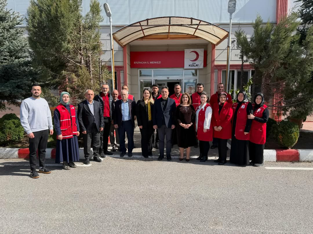 Erzincan’da Kızılay’dan Güçlü Koordinasyon Hamlesi