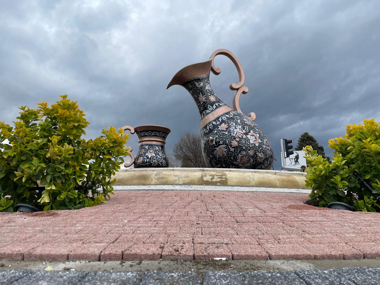 Erzincan’ın Simgesi Bakır Sürahi Yenilendi