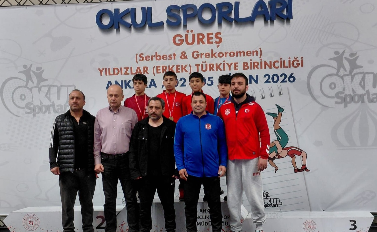 Erzincanlı Güreşçiden Türkiye Üçüncülüğü Başarısı