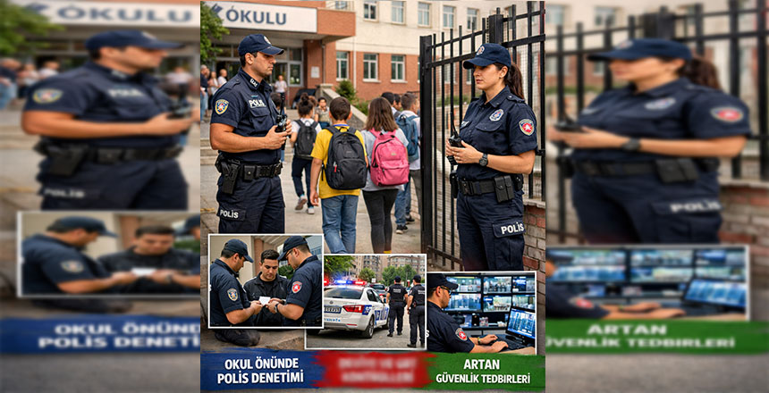 “Her Okula İki Polis” Uygulaması: Okul Çevrelerinde Güvenlik Önlemleri Artırıldı