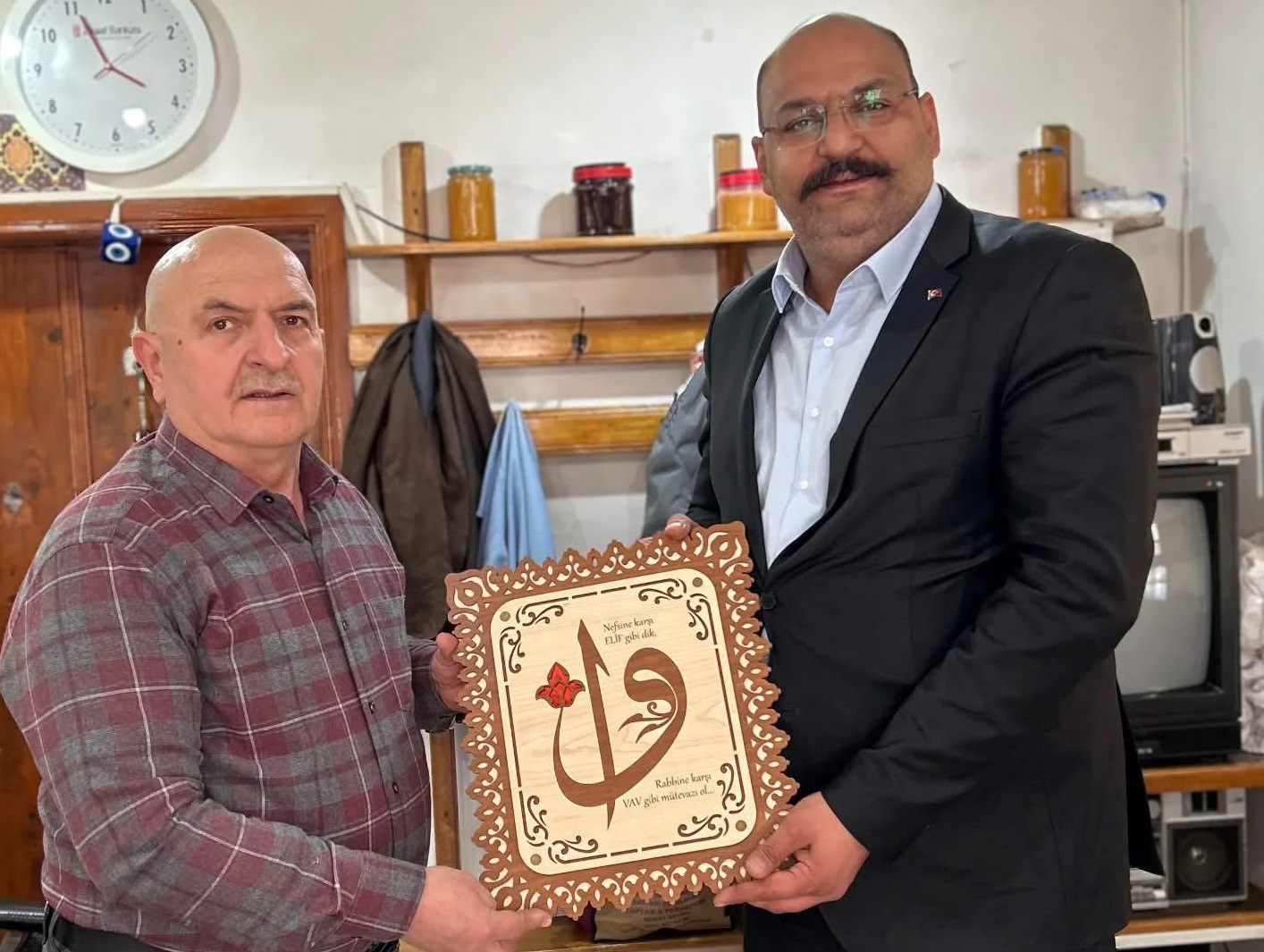 Kemaliye Belediye Başkanı Atmaca’dan Veysel Eginligil’e Teşekkür Ziyareti