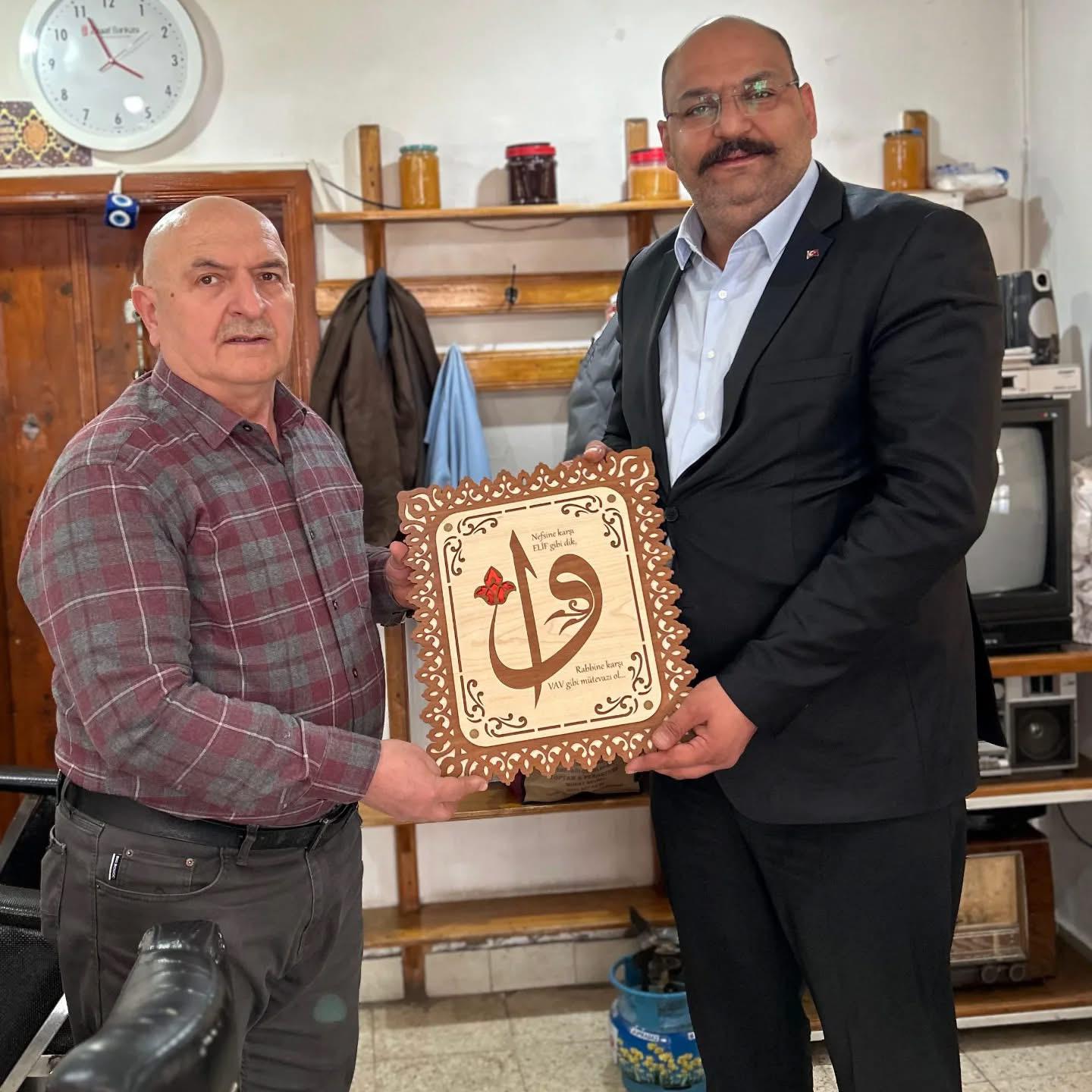 Kemaliye Belediye Başkanı Atmaca’dan Veysel Eginligil’e Teşekkür Ziyareti