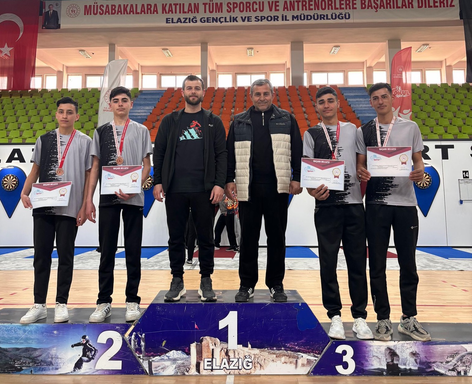 Tercan MTAL’den Tarihi Başarı: Dart Takımları Türkiye Finallerinde