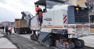 Yıpranan Asfaltlar Yenileniyor