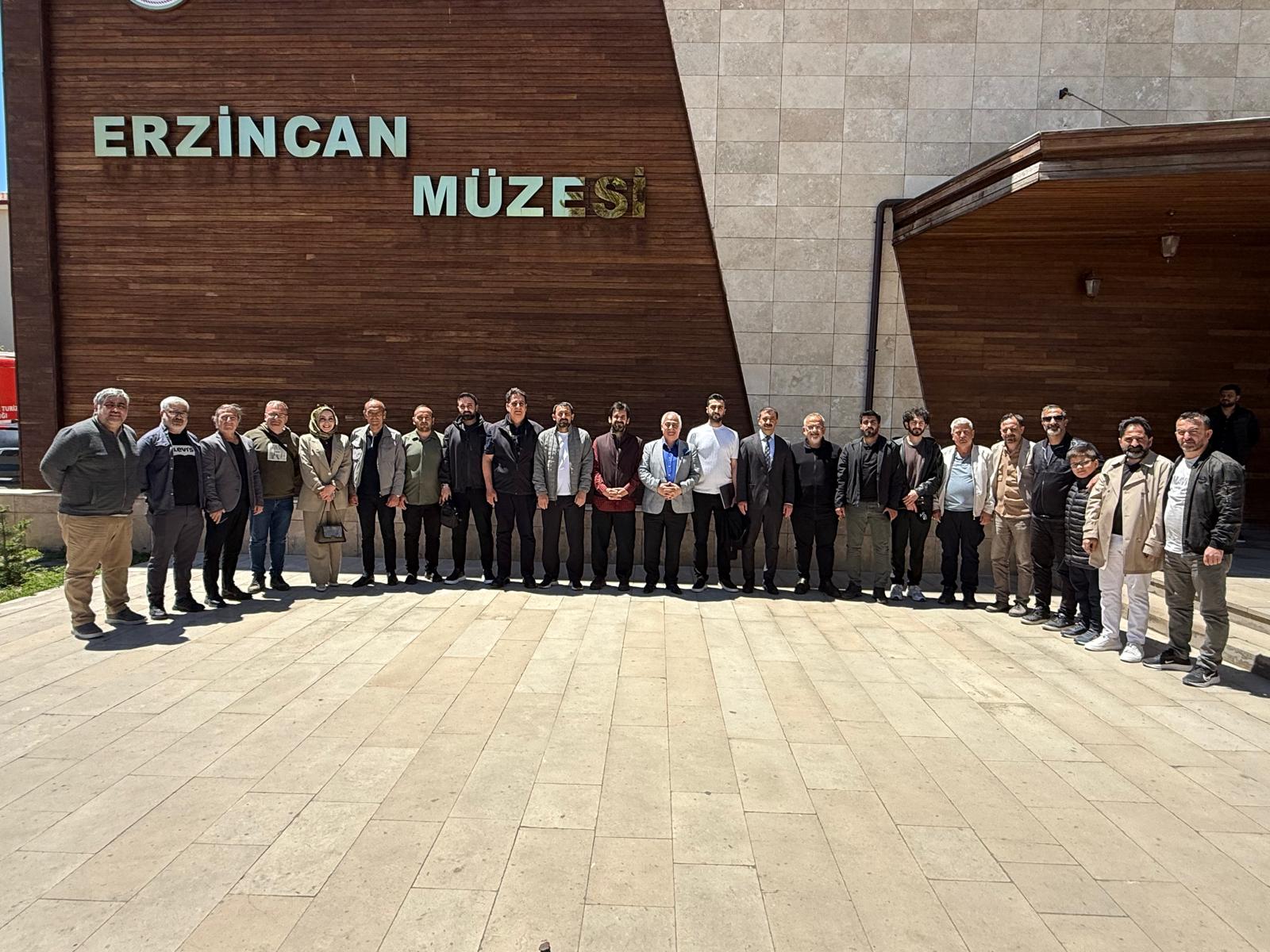 Batuhan Mumcu ve Volkan Burak Mumcu Erzincan Basınıyla Bir Araya Geldi