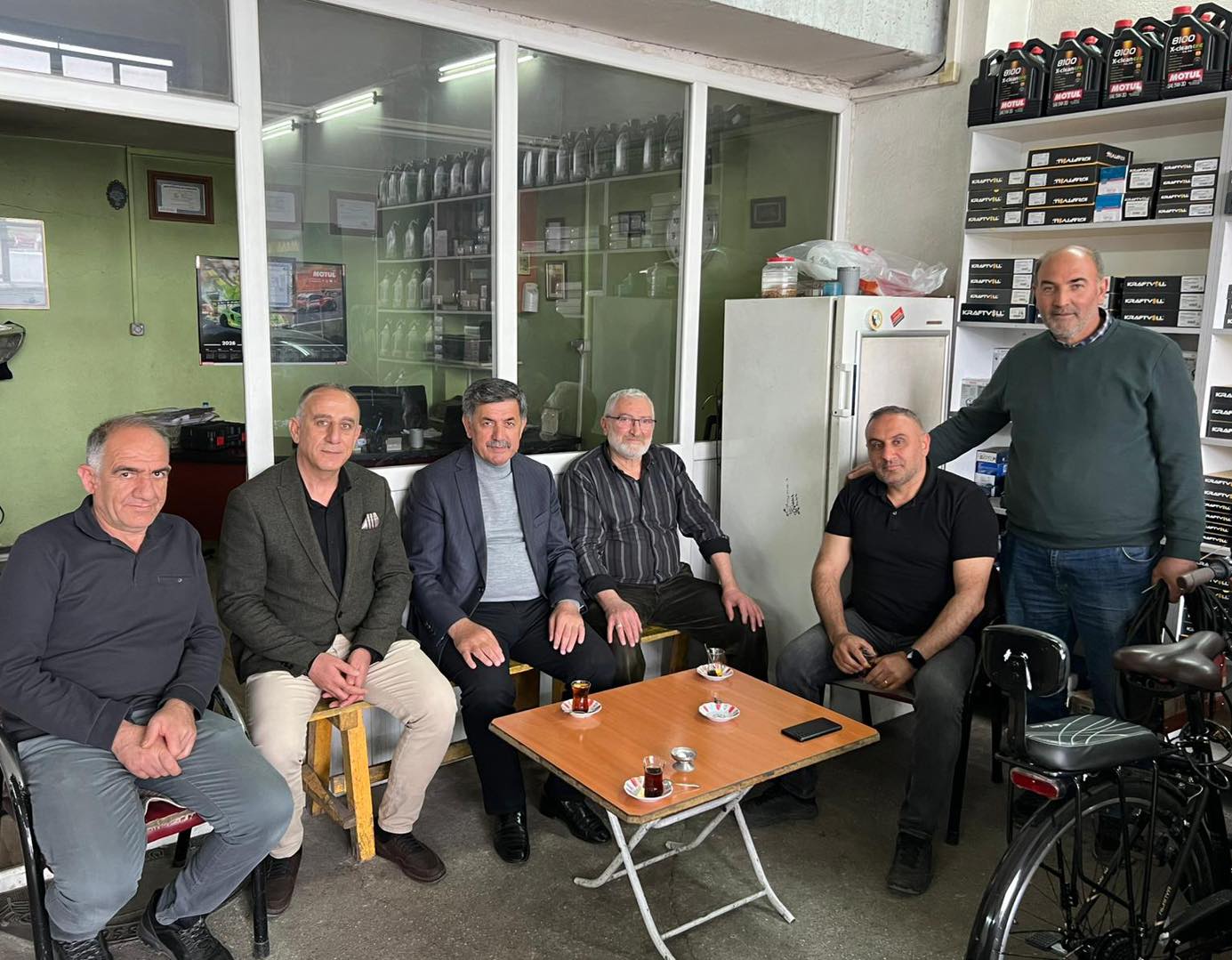 Başkan AKSUN’dan Sanayi Esnafına 1 Mayıs Ziyareti