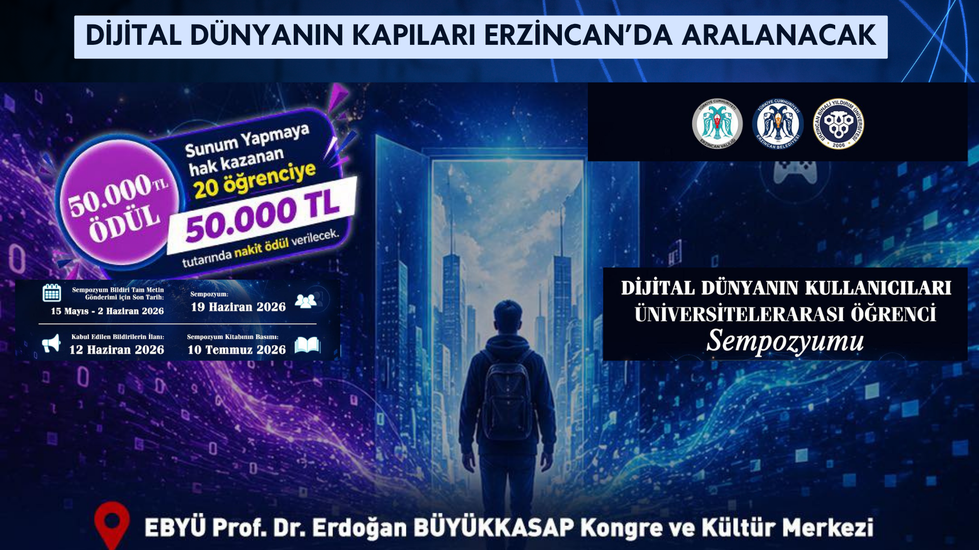 Dijital Dünyanın Kapıları Erzincan’da Aralanacak