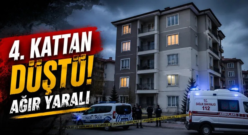 Erzincan’da 14 Yaşındaki Çocuk 4’üncü Kattan Düştü: Hayati Tehlikesi Sürüyor