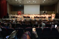 Erzincan’da 4-6 Yaş Kur’an Kursu Öğrencilerine Coşkulu Mezuniyet Töreni