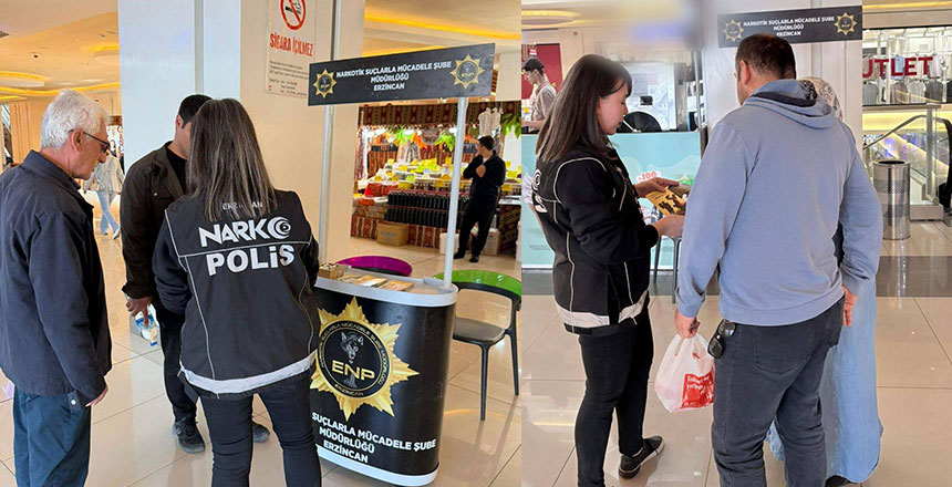 Erzincan’da Narkotikten 1260 Kişiye Bilgilendirme
