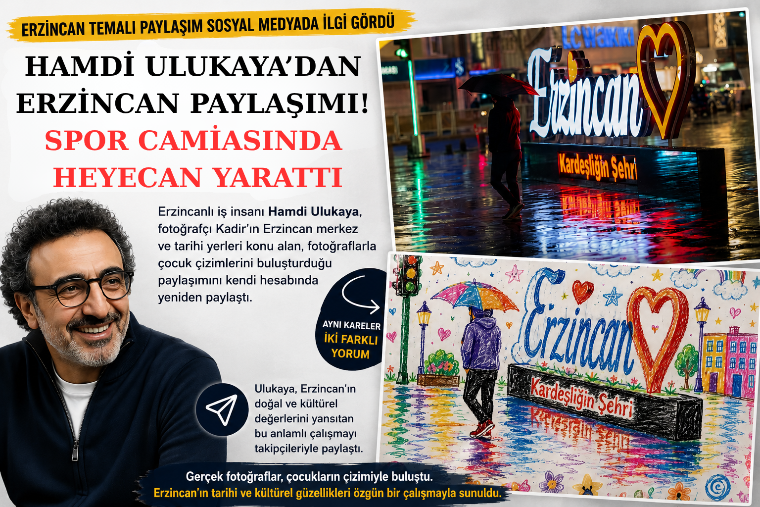 Hamdi ULUKAYA’dan Erzincan Temalı Paylaşım