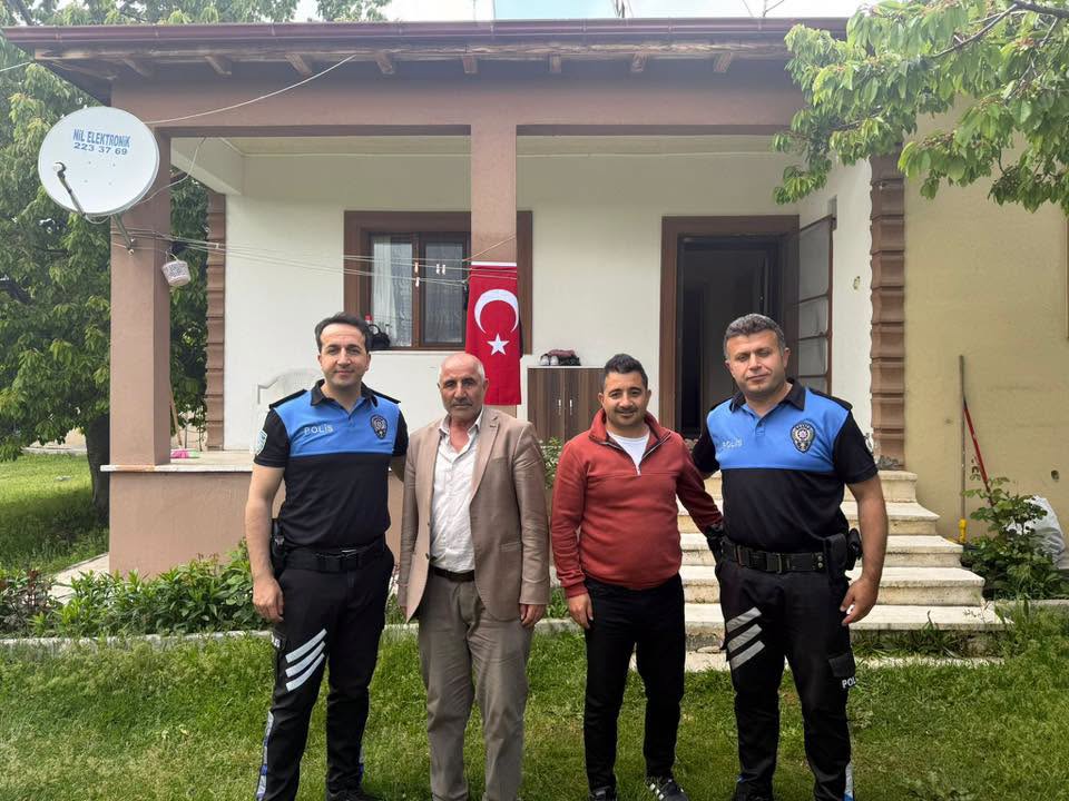 İl Emniyet Müdürlüğünden Şehit Yakınları ve Gazilere Anlamlı Ziyaret