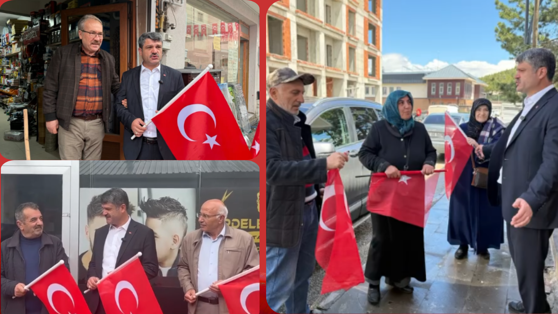 Refahiye’de 19 Mayıs Coşkusu: Başkan Fatih KÖK’ten Esnafa Türk Bayrağı Hediyesi