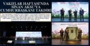 Vakıflar Haftası’nda Sinan AKSU’ya Cumhurbaşkanı Takdiri