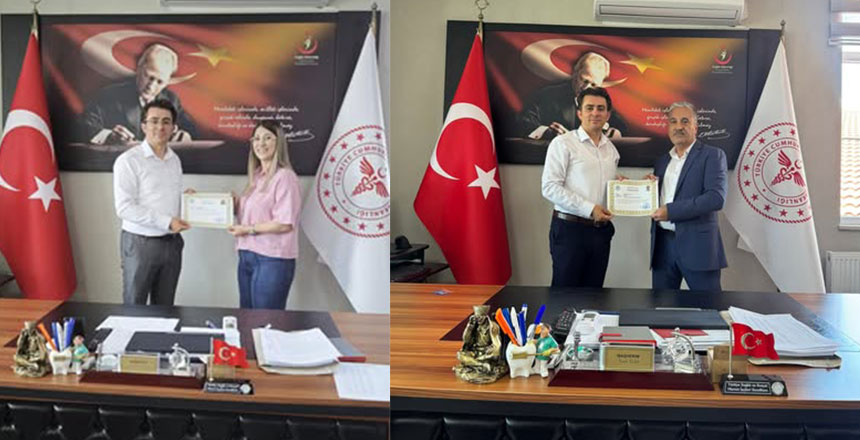 Başarılı Sağlık Personeline Başarı Belgeleri Takdim Edildi