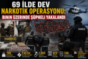 69 İlde Dev Narkotik Operasyonu: Binin Üzerinde Şüpheli Yakalandı
