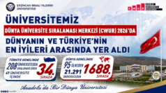 EBYÜ Dünyanın En İyi Üniversiteleri Arasında Yer Aldı