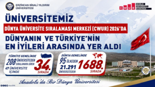 EBYÜ Dünyanın En İyi Üniversiteleri Arasında Yer Aldı