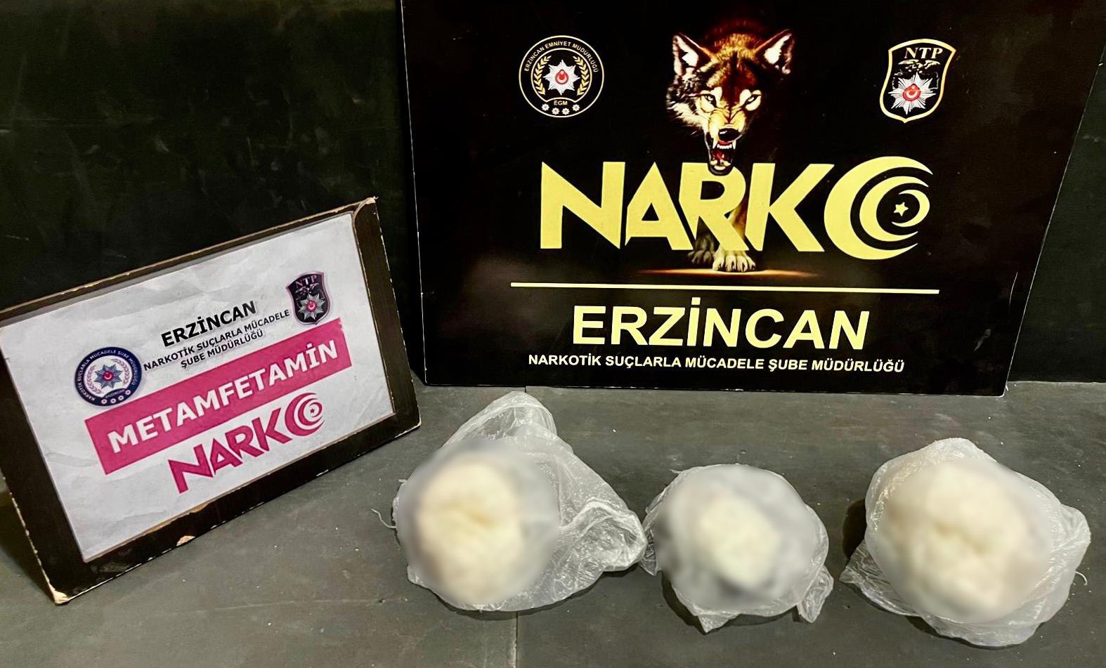 Erzincan’da 565 Gram Metamfetamin Ele Geçirildi: 2 Şüpheli Tutuklandı
