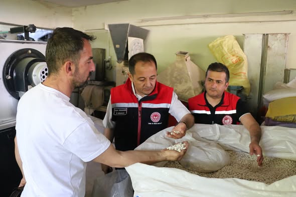 Erzincan’da Hububat ve Bakliyat Eleme Tesisine Ziyaret