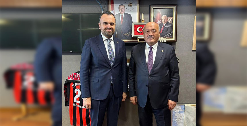 Erzincan’ın Kalkınma Hedefleri DAP Başkanı GÜRAY ile Görüşüldü