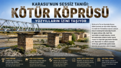 Kötür Köprüsü Yüzyılların Hikâyesini Anlatıyor