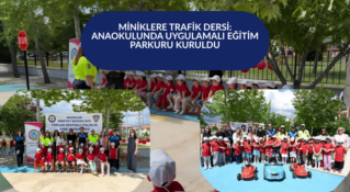 Miniklere Trafik Dersi: Anaokulunda Uygulamalı Eğitim Parkuru Kuruldu