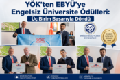 YÖK’ten EBYÜ’ye Engelsiz Üniversite Ödülleri: Üç Birim Başarıyla Döndü