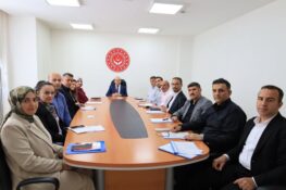 Yeni İl Müdürü Ünalan’dan İlk Değerlendirme Toplantısı